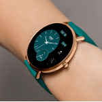 Henry London 智能手錶 HSL014 (金色和水鴨色矽膠錶帶)